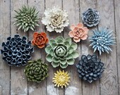 Ceramic Rose Flower - Decorate Your Own Table, Wall, Terrarium Garden