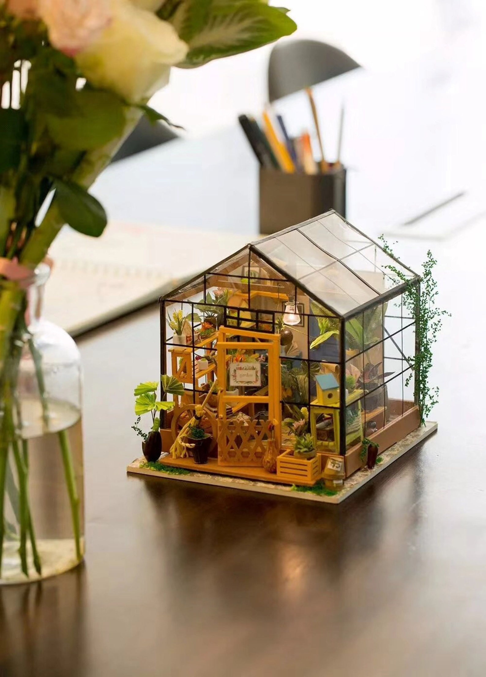 Build Your very Own Greenhouse. Doll House DIY kit Cathys Etsy