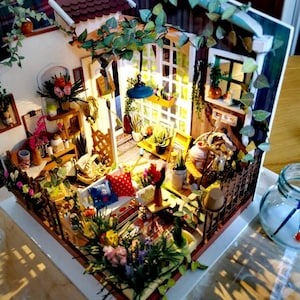 Build Your Own Garden. Doll House DIY kit Miller's Garden By Rolife. Self-Assembly Kit.