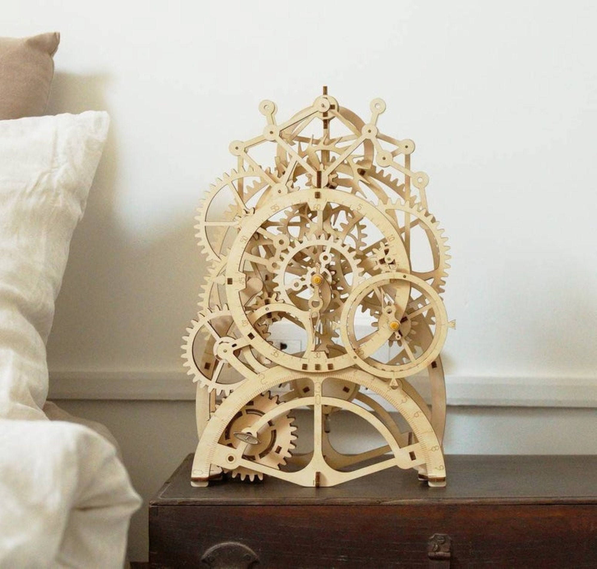 Steampunk Pendulum Clock Build your own Wooden working Etsy