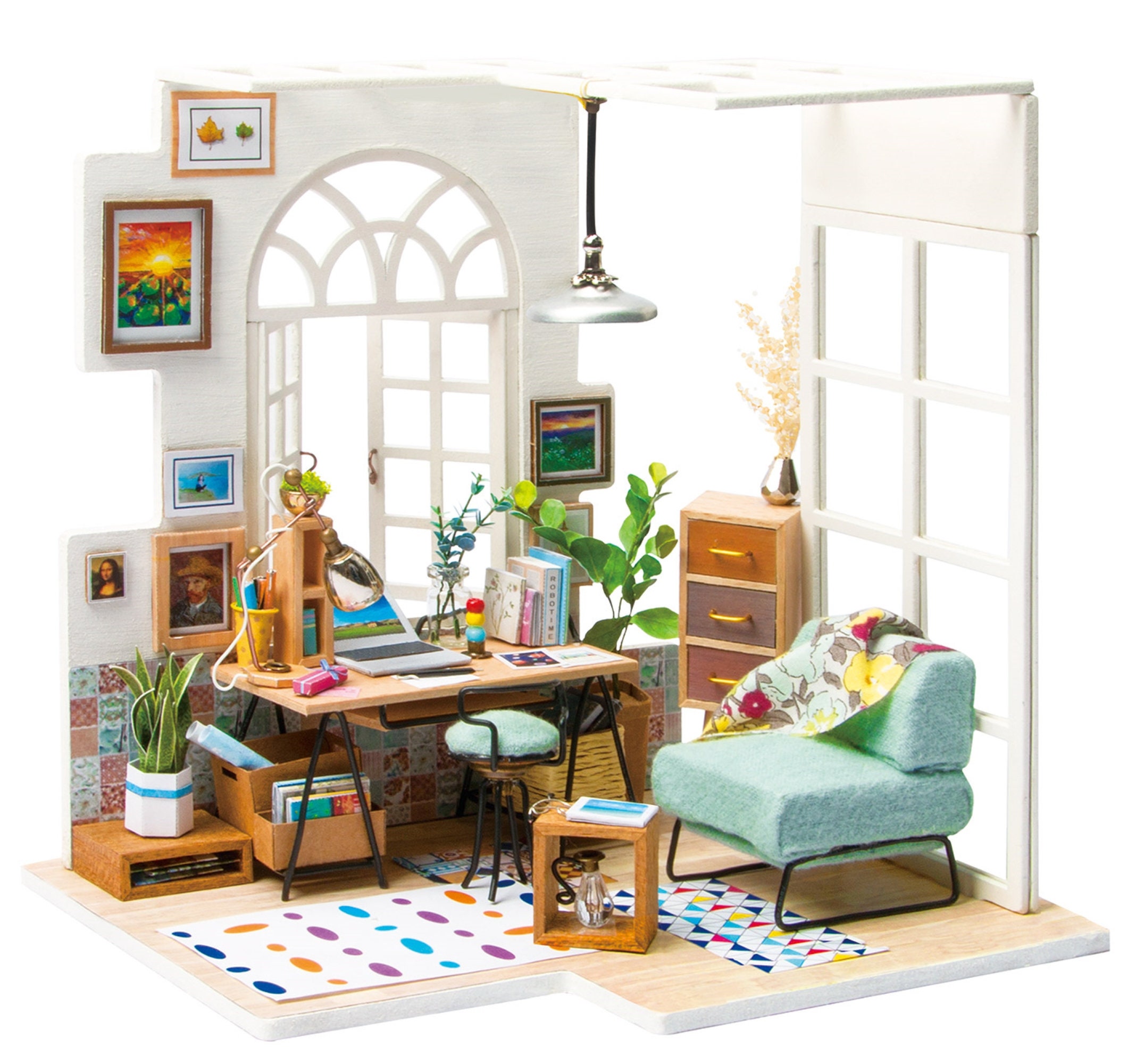 Build Your Own Soho Time Studio. Doll House DIY Kit by Rolife. - Etsy