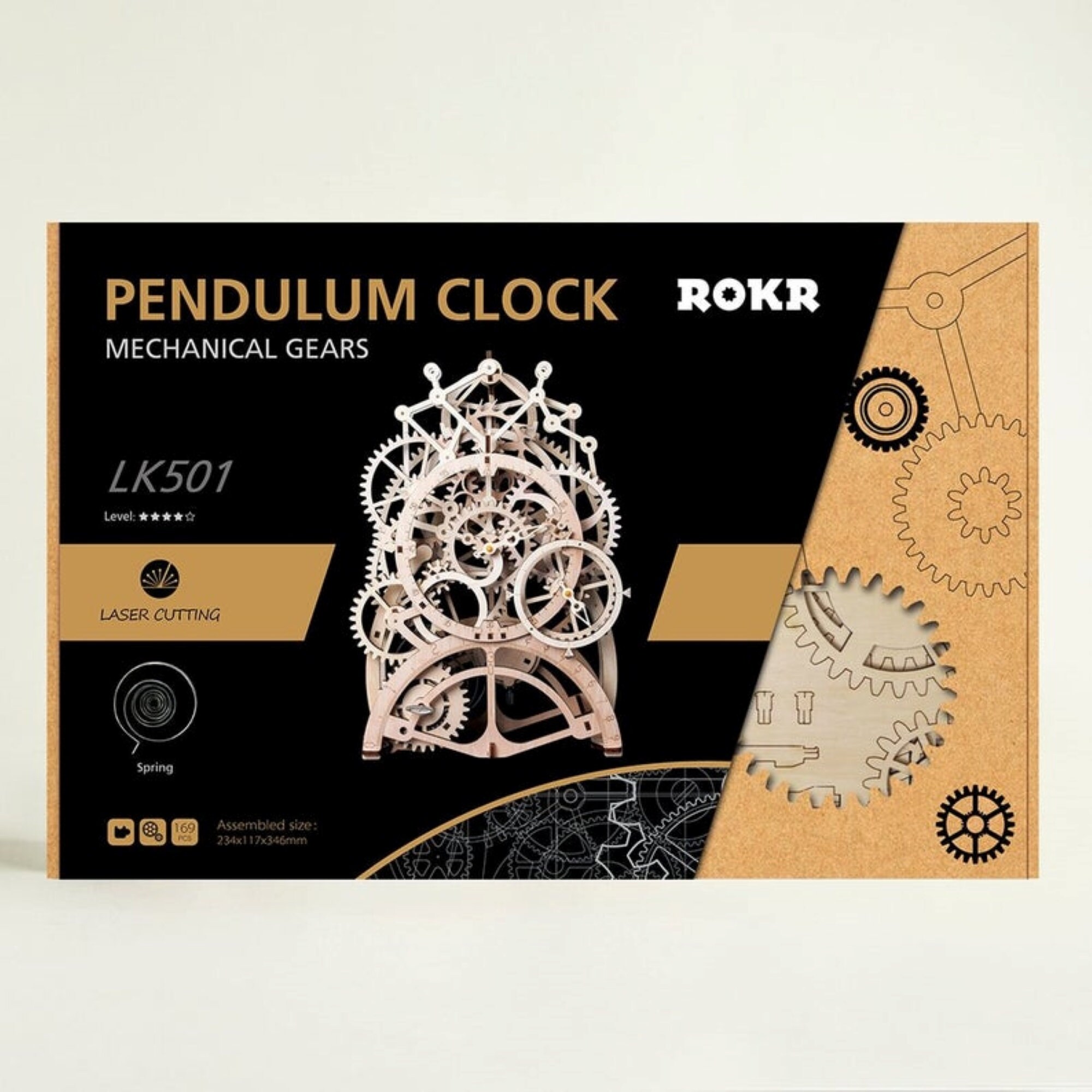 Steampunk Pendulum Clock Build your own Wooden working Etsy