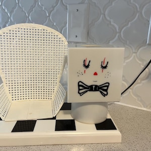 1960s Gilbert Soft Lite Child&#39;s Lamp: Mid Century Nursery Decor