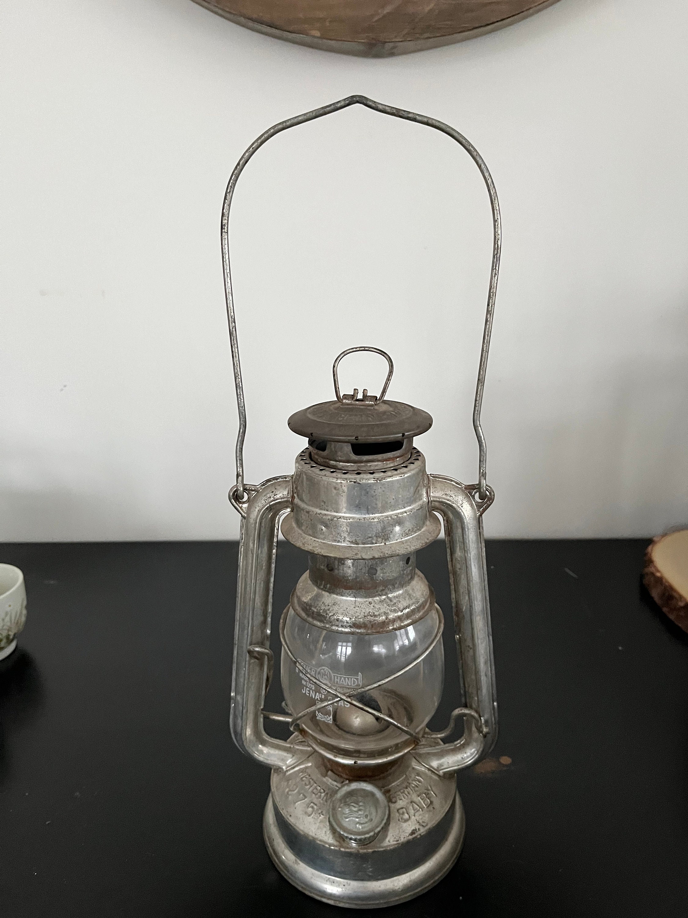 FEUERHAND 1960-70's Jena グラス 2個 セット ⑬ Feuer Hand 276 Nr 1275 Lantern Jena Glas Made In Germany