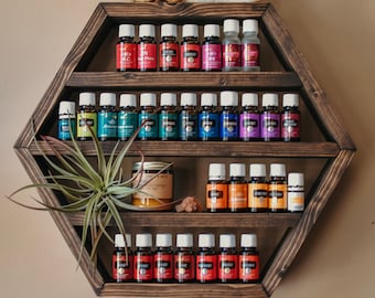 Hexagon Essential Oil Shelf