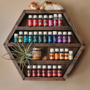 Hexagon Essential Oil Shelf