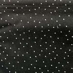 Kimberbell Basics  by KimChristopherson for Maywood, white dots on black – sold by the half yard