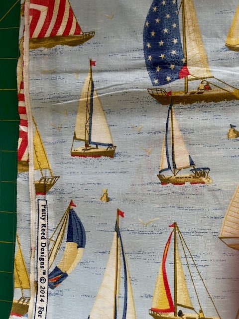 Patty Reed Designs 2014 for Fabric Traditions Sailboats – Sold by the ...