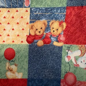 Daisy Kingdom Character Patchwork - sold by the half yard