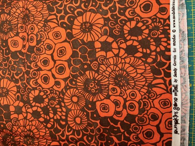 Pumpkins Gone Wild by Sandy Gervais - Sold by the Half Yard - Etsy