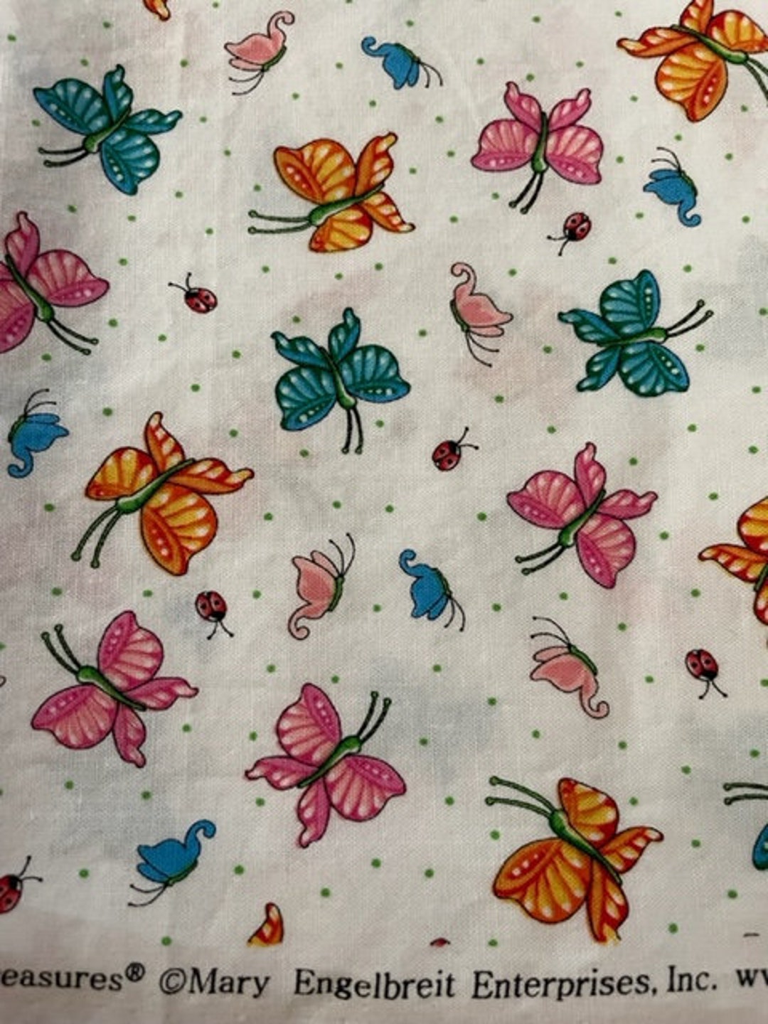 Mary Engelbreit Butterfly Fabric - Etsy