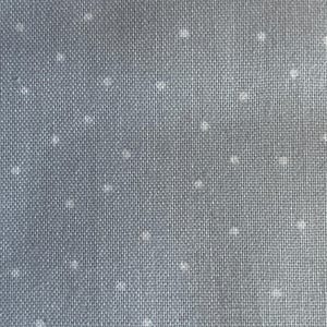 Kimberbell Basics  by KimChristopherson for Maywood, white dots on gray – sold by the half yard