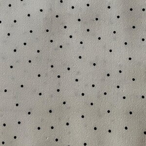 Kimberbell Basics  by KimChristopherson for Maywood, black dots on white – sold by the half yard