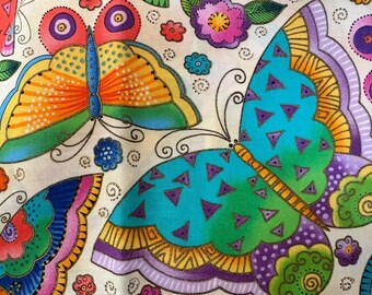 FlyingColors II by Laurel Burch for Clothworks