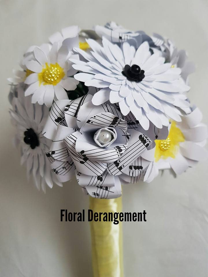 Daisy Bouquet Paper Flower Bouquet Bridal Flowers Paper - Etsy