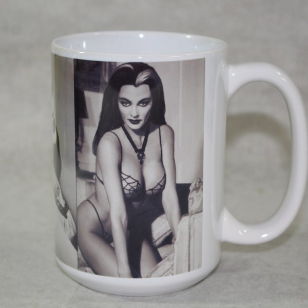 Lily Munster /  Yvonne De Carlo Pin up pictures 15oz. Coffee Mug