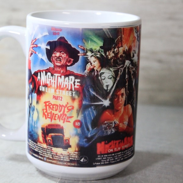 Nightmare on Elm Street Movie Poster/Cover 15oz Ceramic Mug,