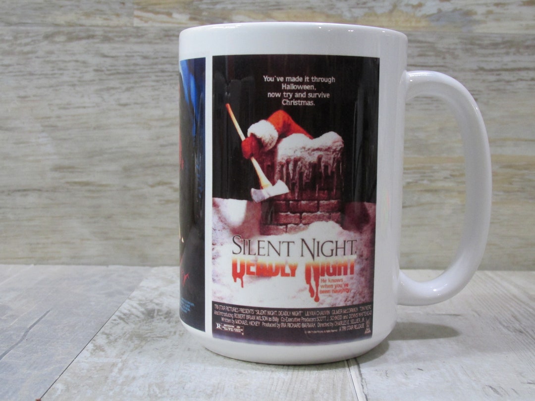 Classic 1980's Cheesy Horror Movie Poster Cup 15oz Ceramic Mug - Etsy
