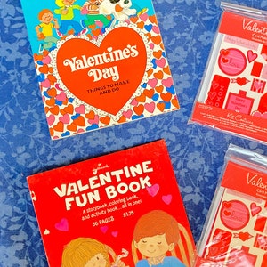Valentine Activities for Children, Crafts Book (everything pictured for the price!)