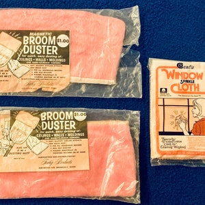 Broom Dusters and Window Sparkle Cloth (all 4 pieces for the price!)