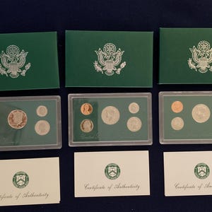 United States Mint Proof Sets (all 3 sets for the price!)