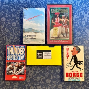 VHS テープ (全 5 本がこの価格!)
