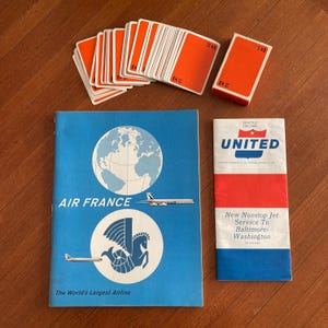 Airline Collectibles, CPAir, Air France, United Airlines (everything pictured for the price!)