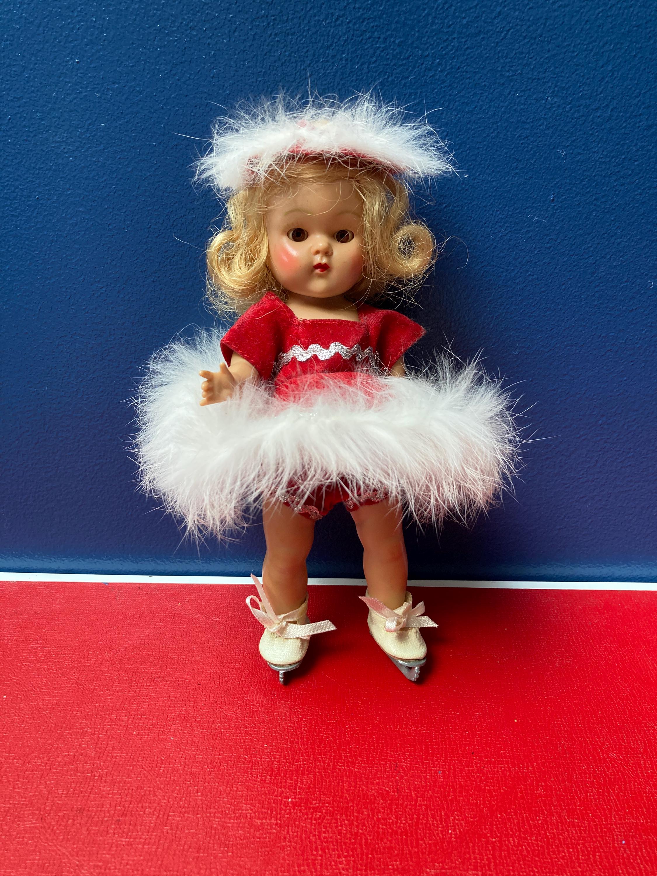 古い スウェーデン ケモケモ ドール 1950s ginny skating - Etsy 日本