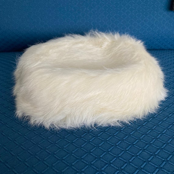 Vintage Rabbit Fur Pillbox Hat - image 2