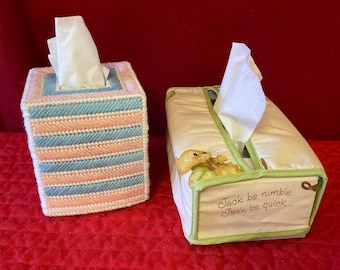 Tissue Box Covers (both covers for the price)