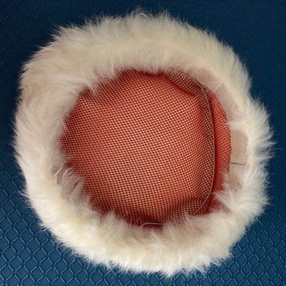 Vintage Rabbit Fur Pillbox Hat - image 4