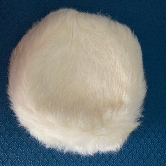 Vintage Rabbit Fur Pillbox Hat - image 3