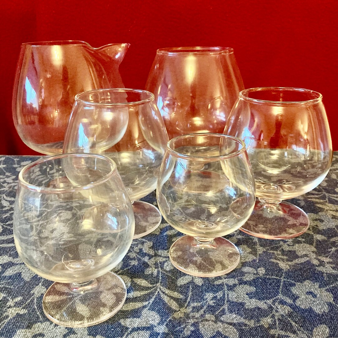 Vintage Brandy Snifters all 6 for the Price Etsy