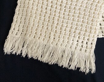 Scarf/Shawl, Hand Crocheted-62”x18”