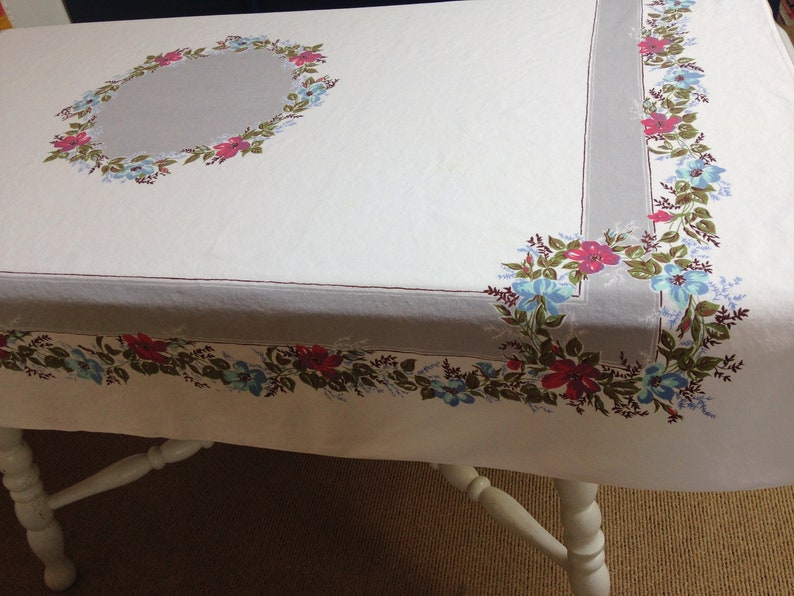 Tablecloth from 1950/'s Free US Shipping!