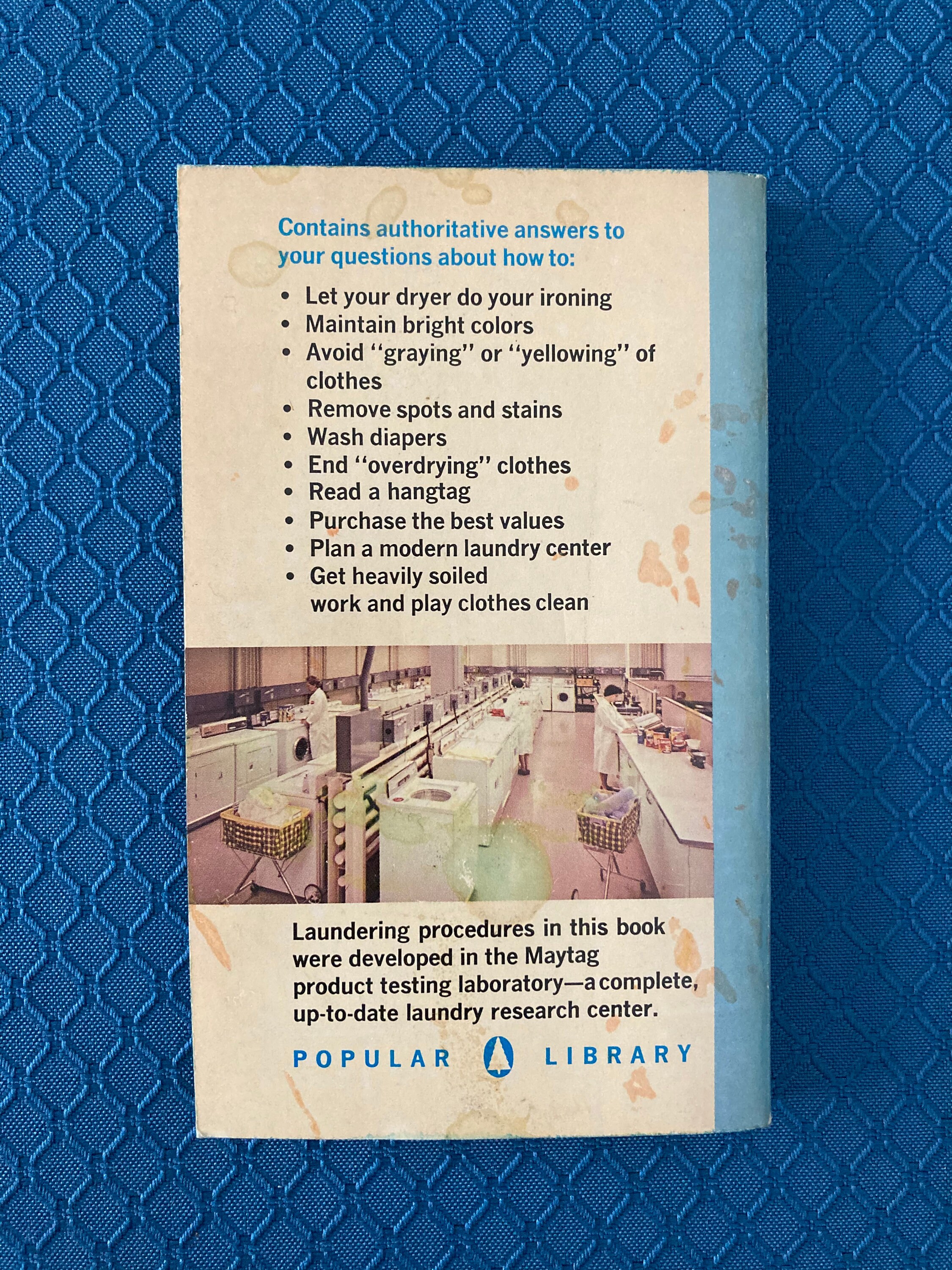 La Enciclopedia Maytag de lavandería para el hogar | Etsy
