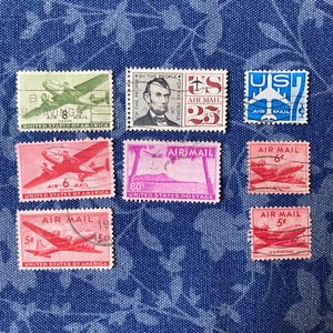6 cent airmail stamp - Etsy 日本