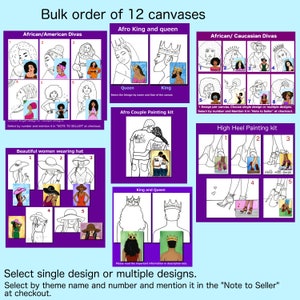 15 Pcs Blank Canvas Child Canvases Bulk for Painting Oil Frame