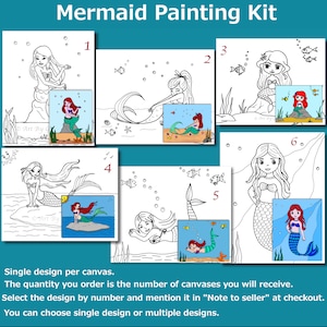 Pre Drawn Mermaid 