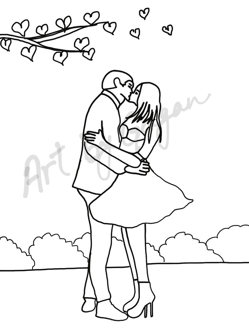 Valentine Paint Party Favordiy Painting Kitlovepredrawn Etsy