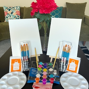 Paint Your Partner Date Night Box/ Perfect for Anniversaries/Fun Paint Activity/Date Night Gift/Adult/Paint & Sip/Christmas gift for His/Her