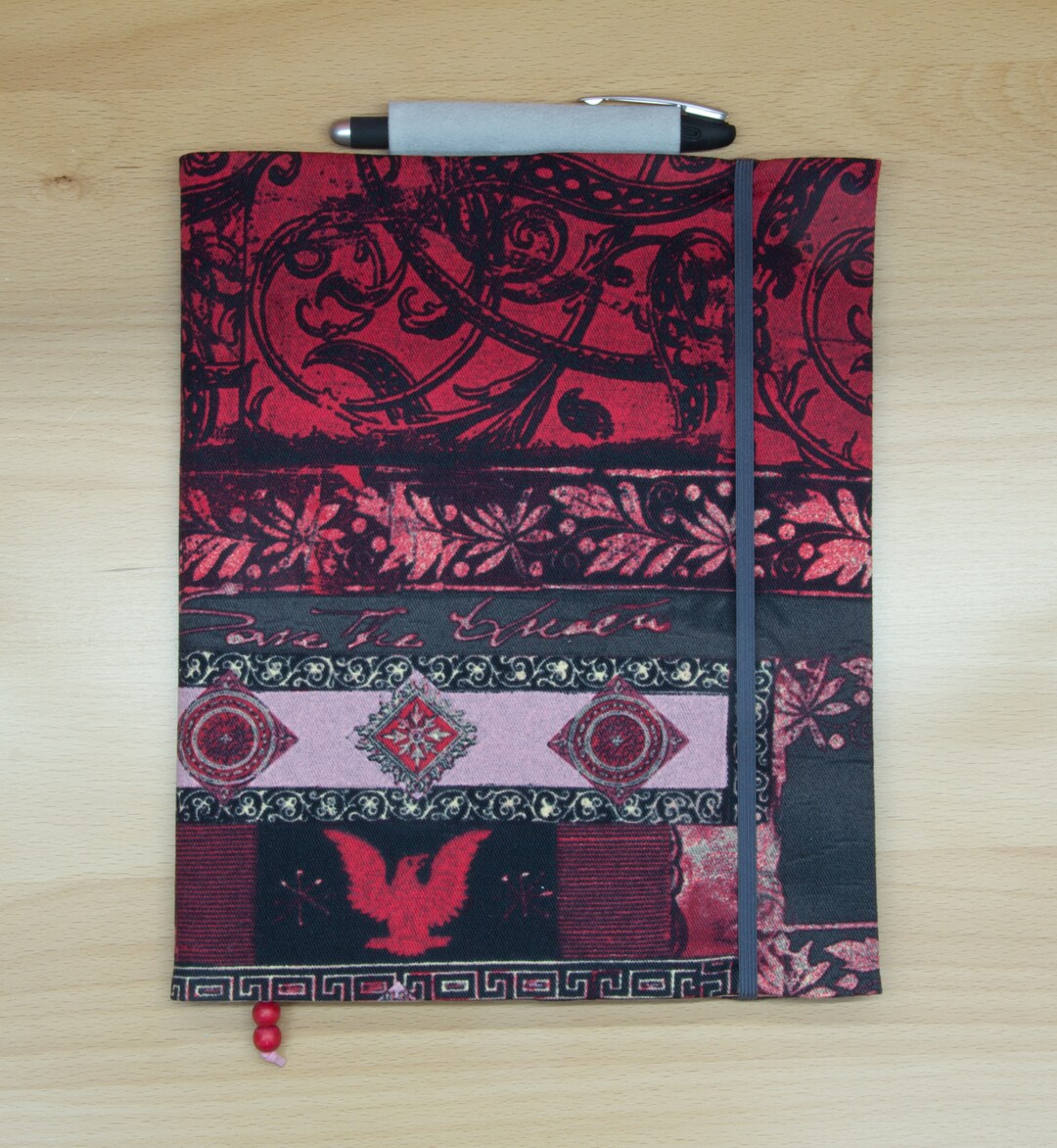 Writing Pad Coverwith Floral Pattern Din A4 Etsy