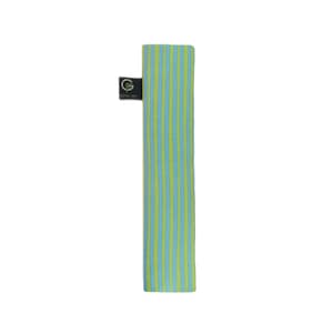 Protectores de cinturón de seguridad de algodón orgánico – Sostenibles y con certificación orgánica, protectores de cinturón de seguridad suaves, almohadillas para los hombros para evitar rozaduras – Fabricados en Alemania – Regalo para conductores Hellbl/Limette Strei