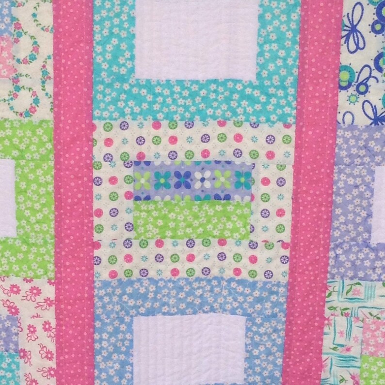 Pdf Baby Quilt Pattern... Easy Quilt Pattern...shabby Etsy
