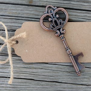50+ Key to Success College Graduation Party Favor, Skeleton Key Bottle Opener, Key to Your Future, FREE Tags & Twine!
