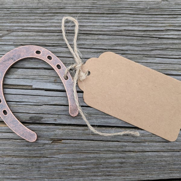 Wedding Horseshoe Favors, Western Wedding Favors, Lucky in Love, Country Wedding Favors, FREE Tags & Twine!