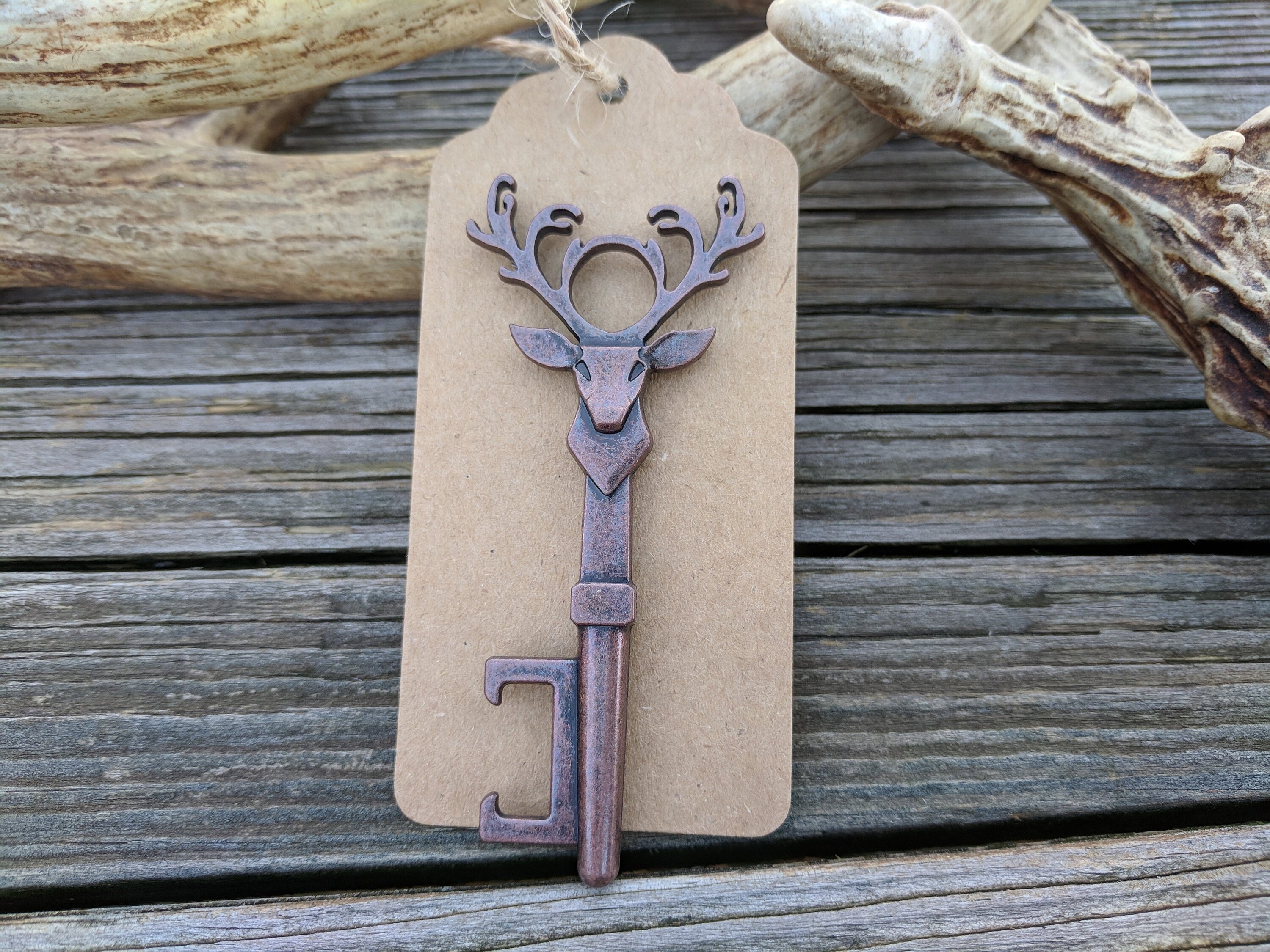 2 Pcs Deer Head Bottle Opener Creative Portable Handheld Lifter Party