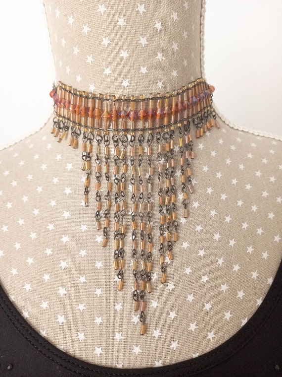 Crystal collar necklace deals