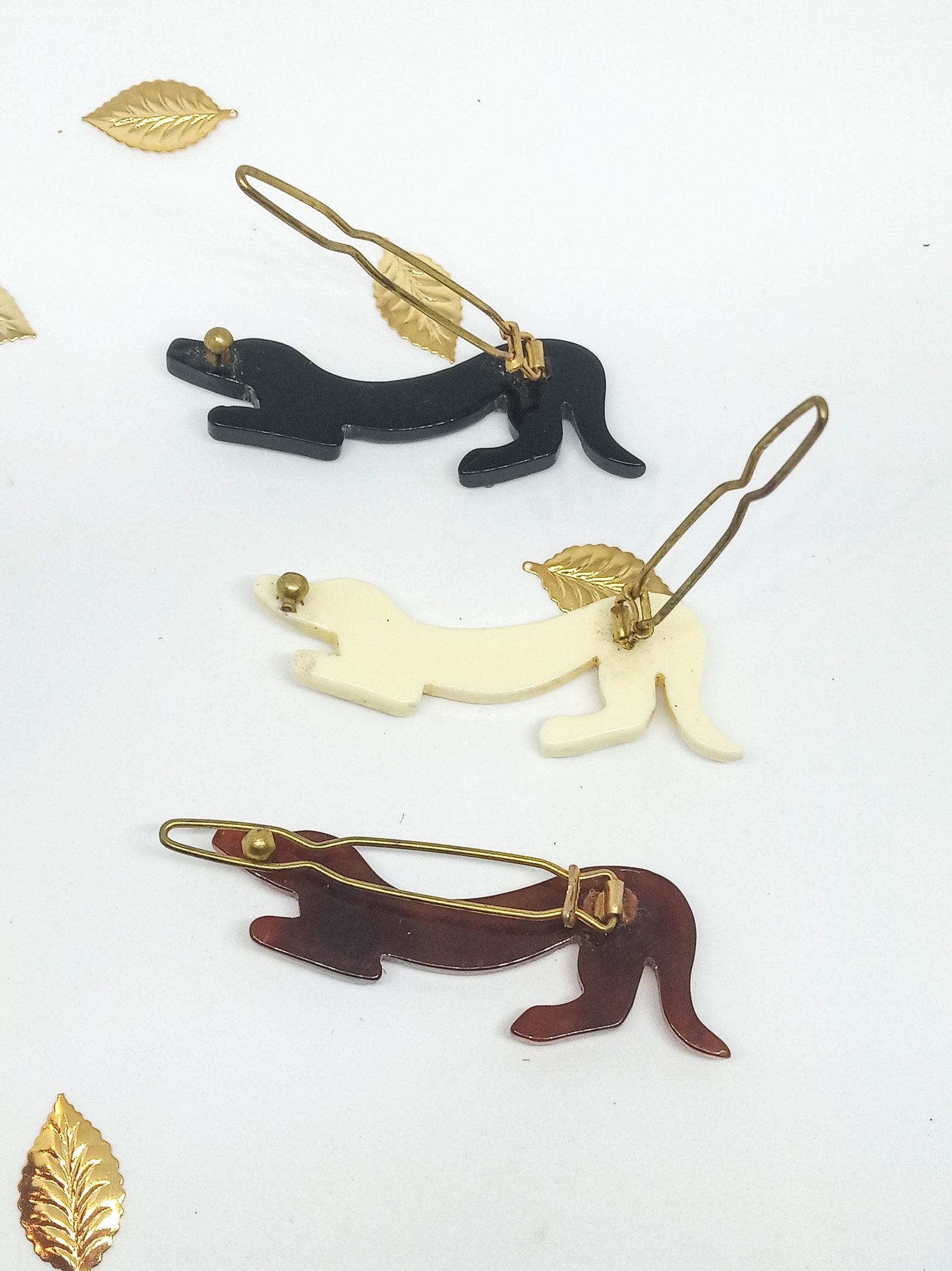 Unbenust Hund Harz Haarnadeln Vintage Haarspange Dackel Hund Etsy