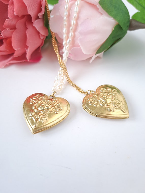 Vintage cheap heart locket